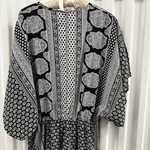 Sheer Patterned Dress